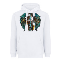 White western wings cross Heavyweight Hoodie - RanaPortraitStore