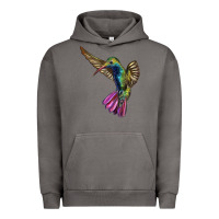 Pigment Tornado Flying Ruby Throated Hummingbird Urban Hoodie - LillyAllenDesigns