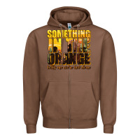 Chestnut something in the orange western Zipper Hoodie - texasbilliewilder