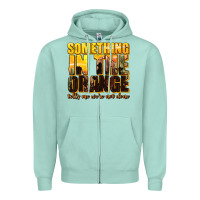Seafoam something in the orange western Zipper Hoodie - texasbilliewilder