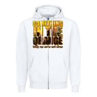White something in the orange western Zipper Hoodie - texasbilliewilder