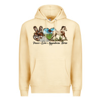 Pina Colada peace love appaloosa horse Premium Hoodie - LillyAllenDesigns