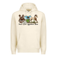 Tofu peace love appaloosa horse Premium Hoodie - LillyAllenDesigns