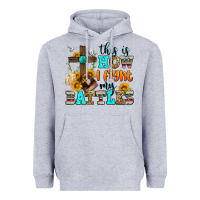 Heather Grey this is how i fight my battles Heavyweight Hoodie - Zillion Design Studio