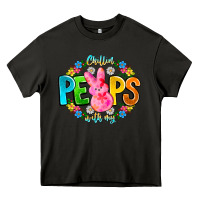 Asphalt Chillin Peeps With My Heavy Core Tee - CowhideDigitalArt