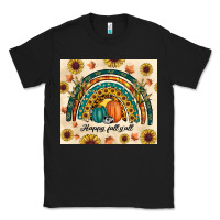 Black Happy Fall y'all Classic Tee - RanaPortraitStore
