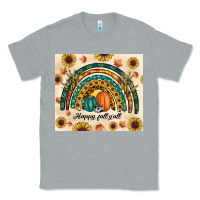 Heather Grey Happy Fall y'all Classic Tee - RanaPortraitStore