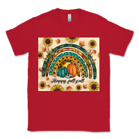 Red Happy Fall y'all Classic Tee - RanaPortraitStore