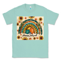 Seafoam Happy Fall y'all Classic Tee - RanaPortraitStore