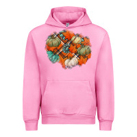 Fuchsia Pink fall autumn patches Urban Hoodie - Jasminsmagicworld