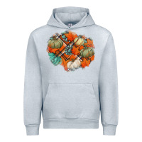 Heather Grey fall autumn patches Urban Hoodie - Jasminsmagicworld
