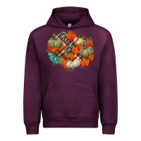 Mauve Wine fall autumn patches Urban Hoodie - Jasminsmagicworld