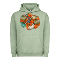 Pigment Oil Green fall autumn patches Urban Hoodie - Jasminsmagicworld