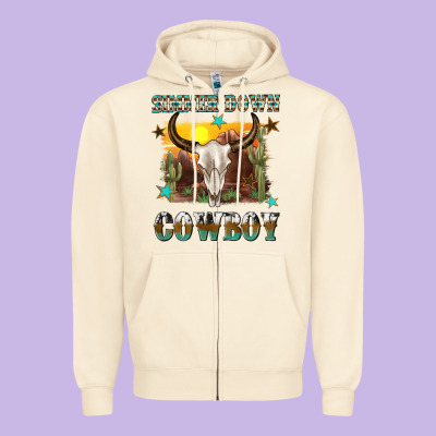 Zipper Hoodie simmer down cowboy
