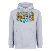 Heather Grey mother hustler Heavyweight Hoodie - Zillion Design Studio