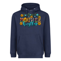 Navy mother hustler Heavyweight Hoodie - Zillion Design Studio