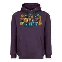 Plum mother hustler Heavyweight Hoodie - Zillion Design Studio