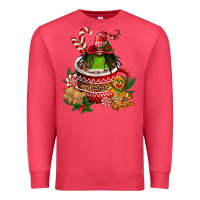 Cardinal christmas coffee afro gnome Premium Sweatshirt - FaDigitalArtStudio