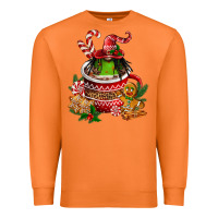 Carrot christmas coffee afro gnome Premium Sweatshirt - FaDigitalArtStudio