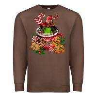 Chestnut christmas coffee afro gnome Premium Sweatshirt - FaDigitalArtStudio