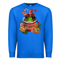 True Royal christmas coffee afro gnome Premium Sweatshirt - FaDigitalArtStudio