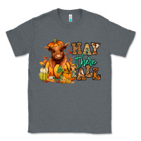 Charcoal Heather Hay there Fall pumpkin heifer Classic Tee - RanaPortraitStore