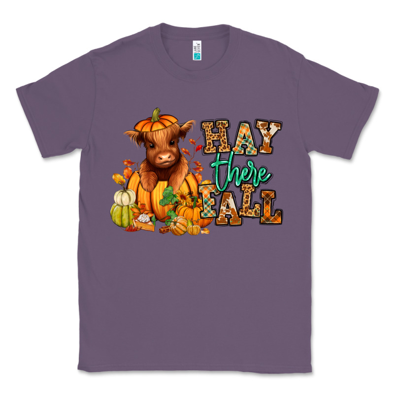 Hay There Fall Pumpkin Heifer Classic Tee by RanaPortraitStore | Teevron