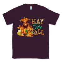 Plum Hay there Fall pumpkin heifer Classic Tee - RanaPortraitStore