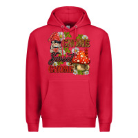Cardinal gnome sweet gnome Premium Hoodie - BarkalooDesign
