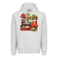 Dove Grey gnome sweet gnome Premium Hoodie - BarkalooDesign