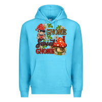 Ocean Blue gnome sweet gnome Premium Hoodie - BarkalooDesign