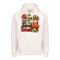 Pale Pink gnome sweet gnome Premium Hoodie - BarkalooDesign