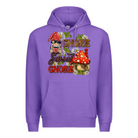 Purple gnome sweet gnome Premium Hoodie - BarkalooDesign