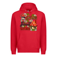 Red gnome sweet gnome Premium Hoodie - BarkalooDesign