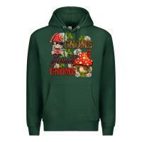 Sports Green gnome sweet gnome Premium Hoodie - BarkalooDesign