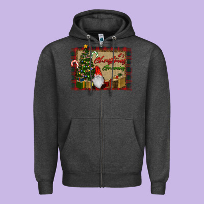 Zipper Hoodie It's Christmas Gnomes