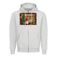 Dove Grey It's Christmas Gnomes Zipper Hoodie - RanaPortraitStore