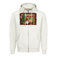 Oatmeal Heather It's Christmas Gnomes Zipper Hoodie - RanaPortraitStore