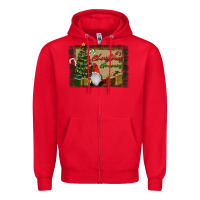 Red It's Christmas Gnomes Zipper Hoodie - RanaPortraitStore