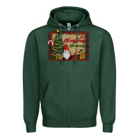 Sports Green It's Christmas Gnomes Zipper Hoodie - RanaPortraitStore