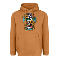 Meerkat western cross Heavyweight Hoodie - RanaPortraitStore