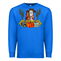 True Royal Fall Cow Premium Sweatshirt - CowhideDigitalArt