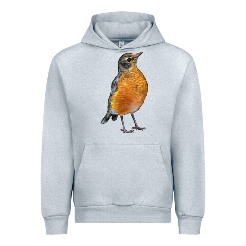 American Robin Bird Urban Hoodie by LillyAllenDesigns | Teevron