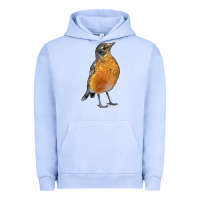Pigment Grape Ice American Robin Bird Urban Hoodie - LillyAllenDesigns