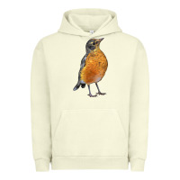 Pigment Pistachio American Robin Bird Urban Hoodie - LillyAllenDesigns