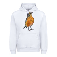 White American Robin Bird Urban Hoodie - LillyAllenDesigns