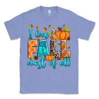 Colony Blue I love Fall most of all Classic Tee - RanaPortraitStore
