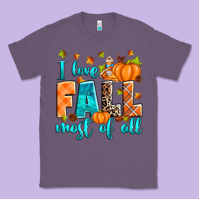 I Love Fall Most Of All Classic Tee Designed By Ranaportraitstore