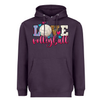 Plum love volleyball Heavyweight Hoodie - Zillion Design Studio