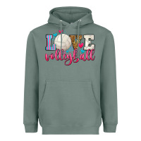 Sage love volleyball Heavyweight Hoodie - Zillion Design Studio